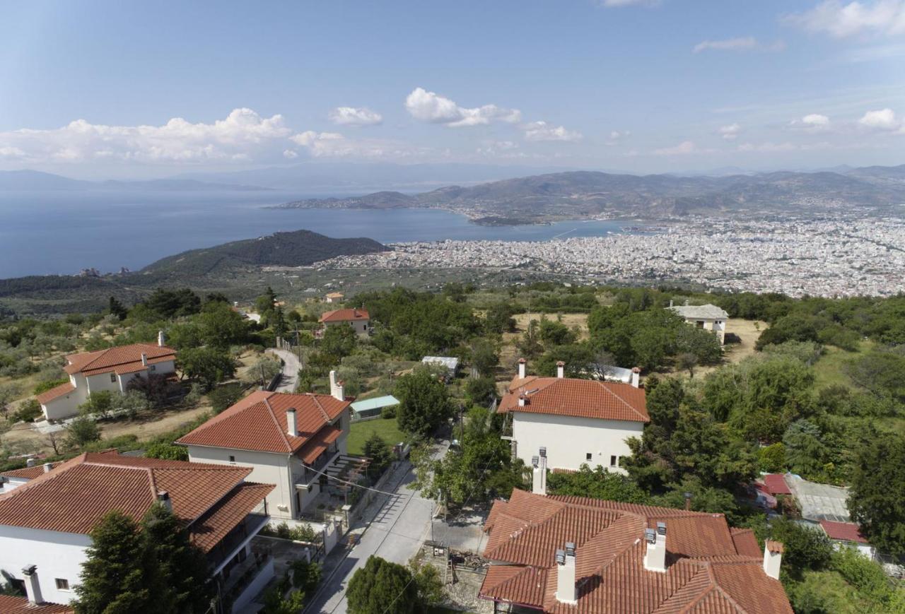 Iatrou House- Villa With Incredible View 포르테리아 외부 사진