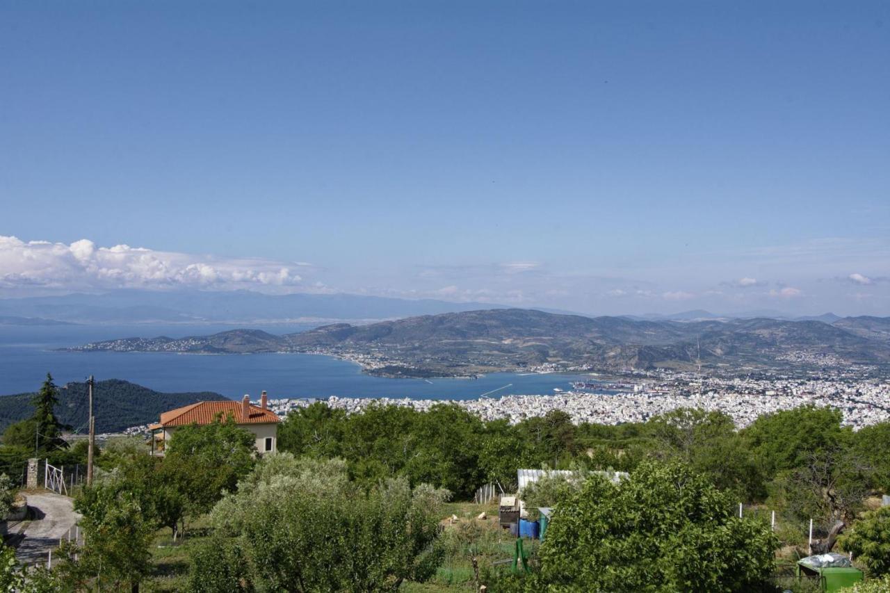 Iatrou House- Villa With Incredible View 포르테리아 외부 사진